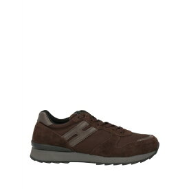 【送料無料】 ホーガン メンズ スニーカー シューズ Sneakers Dark brown