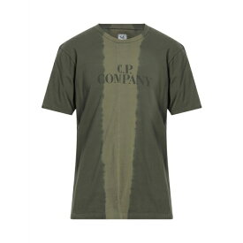 【送料無料】 シーピーカンパニー メンズ Tシャツ トップス T-shirts Military green