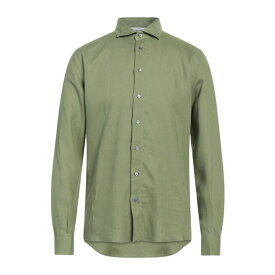 【送料無料】 グランサッソ メンズ シャツ トップス Shirts Sage green