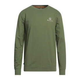 【送料無料】 アクアスキュータム メンズ パーカー・スウェットシャツ アウター Sweatshirts Military green