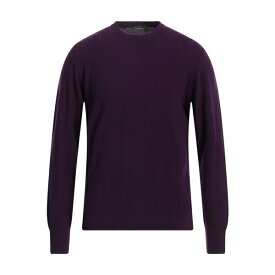 【送料無料】 ロッソピューロ メンズ ニット&セーター アウター Sweaters Purple