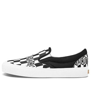Vans �o���Y �����Y �X�j�[�J�[ �yVans Baracuta x Classic Slip-On 5 'Black Checkerboard' VN0A4UX40GD�z �T�C�Y US_7.5(25.5cm)