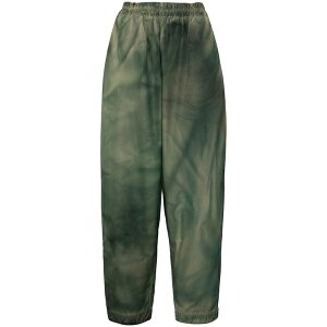 �g�D�[�O�b�h ���f�B�[�X �J�W���A���p���c �{�g���X The gymnast track pants Green