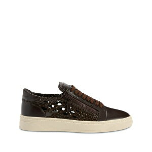�W���[�b�y�U�m�b�e�B �����Y �X�j�[�J�[ �V���[�Y Gz94 double-zip low-top interwoven sneakers Brown