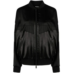 �f�B�[�X�N�G�A�[�h ���f�B�[�X �W���P�b�g���u���]�� �A�E�^�[ Shine-effect bomber jacket Black