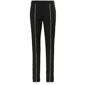 �W�o���V�[ ���f�B�[�X �J�W���A���p���c �{�g���X Zip front detailed trousers Black