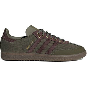 adidas �A�f�B�_�X �����Y �X�j�[�J�[ �yadidas Samba OG ALWAYTH Olive Strata�z �T�C�Y US_10.5(28.5cm) Olive Strata/Shadow Brown/Matte Gold