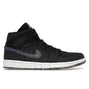 Jordan �W���[�_�� �����Y �X�j�[�J�[ �yJordan 1 Mid Crater Black�z �T�C�Y US_M_13 Black/Multi-Color-Racer Blue-White