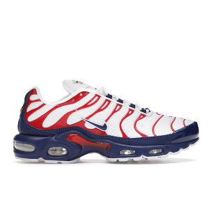 Nike �i�C�L �����Y �X�j�[�J�[ �yNike Air Max Plus USA White Red�z �T�C�Y US_9(27.0cm) White/Deep Royal/University Red