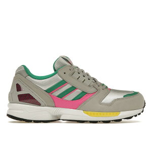 adidas �A�f�B�_�X �����Y �X�j�[�J�[ �yadidas ZX 8000 Grey Court Green Screaming Pink�z �T�C�Y US_6(24.0cm) Grey Two/Court Green/Screaming Pink