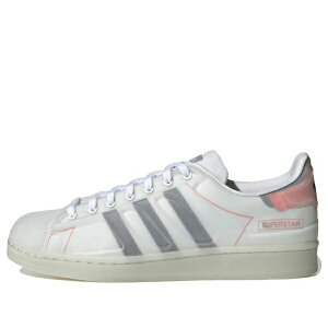 adidas �A�f�B�_�X �����Y �X�j�[�J�[ �yadidas Superstar Futureshell 'White Semi Solar Red' FX5553�z �T�C�Y US_M_3.5