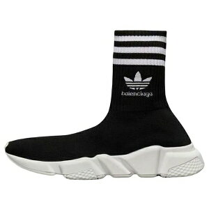Balenciaga oVAK fB[X Xj[J[ y(WMNS) Balenciaga x adidas Originals Speed Sneakers 'Black White' 711198WBDV11090z TCY US_8(25.0cm)