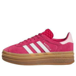 adidas �A�f�B�_�X ���f�B�[�X �X�j�[�J�[ Wild Pink/Cloud White/Clear Pink �y(WMNS) adidas Gazelle Bold 'Wild Pink Gum' ID6997�z �T�C�Y US_8(25.0cm)