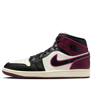 Air Jordan W[_ fB[X Xj[J[ Sail/Active Pink/Bordeaux/Black y(WMNS) Air Jordan 1 Mid SE 'Bordeaux' FQ7818-101z TCY US_W_11.5