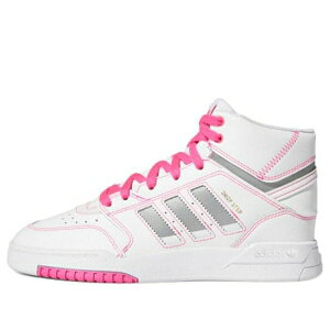 adidas �A�f�B�_�X ���f�B�[�X �X�j�[�J�[ White/Pink/Gray �y(WMNS) adidas originals Drop Step 'White Pink Gray' FV4883�z �T�C�Y US_5(22.0cm)