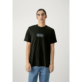 オニール メンズ Tシャツ トップス WORD - Print T-shirt - black out