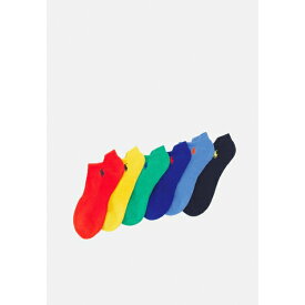 ラルフローレン メンズ サンダル シューズ SOLIDS 6 PACK - Trainer socks - navy/blue/tomato/green/yellow