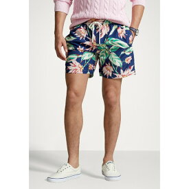 ラルフローレン メンズ サンダル シューズ TRAVELER MID TRUNK - Swimming shorts - dark blue/multi-coloured