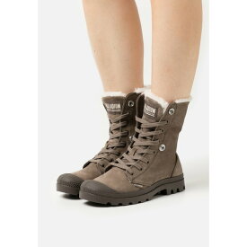 パラディウム レディース ブーツ シューズ BAGGY - Lace-up ankle boots - dark grey