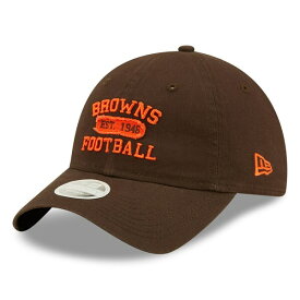 ニューエラ レディース 帽子 アクセサリー Cleveland Browns New Era Women's Formed 9TWENTY Adjustable Hat Brown
