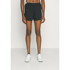 アンダーアーマー レディース フィットネス スポーツ Sports shorts - black/white