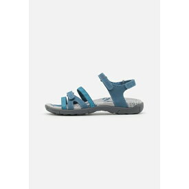 ハイテック レディース サンダル シューズ DIANA - Walking sandals - blue/bluemoon/steel grey