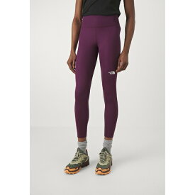 ノースフェイス レディース フィットネス スポーツ FLEX HIGH RISE 7/8 - Leggings - black currant purple