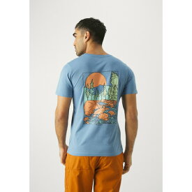 コロンビア メンズ バスケットボール スポーツ RAPID RIDGE￠ BACK GRAPHIC TEE - Print T-shirt - skyler