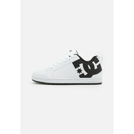 ディーシー メンズ スニーカー シューズ COURT GRAFFIK - Skate shoes - white/black basic
