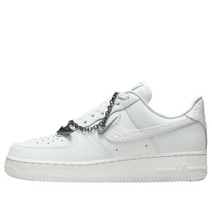 Nike �i�C�L ���f�B�[�X �X�j�[�J�[ �y(WMNS) Nike Air Force 1 '07 Low 'Summit White White Metallic Silver' IM6485-121�z �T�C�Y US_W_13