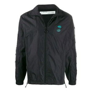 Off-White ItzCg Y Xj[J[ yOff-White Logo Thin and light Jacket Black OMBD010R20G450011000z TCY US_M_M