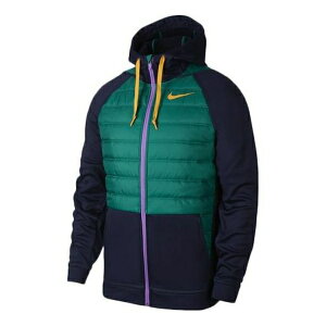 Nike iCL Y Xj[J[ yNike Therma FZ Winterized Trainer Jacket For Men Blue/Green BV6299-498z TCY US_M_L