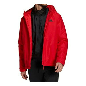 adidas AfB_X Y Xj[J[ yadidas Casual Sports Windproof Hooded Jacket Red GN3236z TCY US_M_M