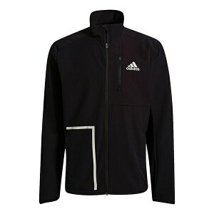 adidas AfB_X Y Xj[J[ yadidas Own The Run Jkt Training Sports Stand Collar Logo Jacket Black GT8926z TCY US_M_S