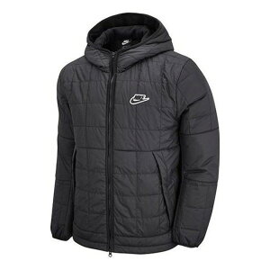 Nike iCL Y Xj[J[ yMen's Nike Synthetic-fill Fleece-lined Logo Hooded Long Sleeves Jacket Black DJ0434-010z TCY US_M_L