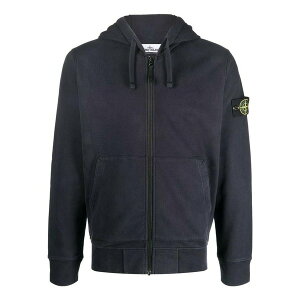 STONE ISLAND Xg[ACh Y Xj[J[ ySTONE ISLAND Brushed Cotton Full Zip Jacket 'Navy' 771564220-V0020z TCY US_M_M