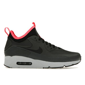 Nike �i�C�L �����Y �X�j�[�J�[ �yNike Air Max 90 Ultra Mid Anthracite�z �T�C�Y US_12.5(30.5cm) Anthracite/Black-Solar Red