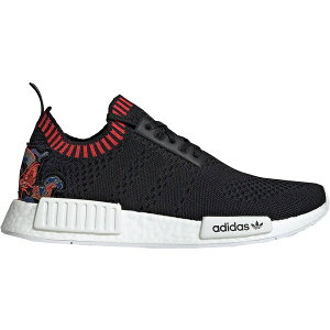 adidas アディダス メンズ スニーカー 【adidas NMD R1 Primeknit Dragon Patch】 サイズ US_10(28.0cm) Core Black/Core Black/Red