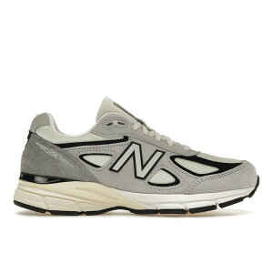 New Balance �j���[�o�����X �����Y �X�j�[�J�[ �yNew Balance 990v4 MiUSA Teddy Santis Grey Black Cream�z �T�C�Y US_12(30.0cm) Grey/Black