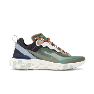 Nike �i�C�L �����Y �X�j�[�J�[ �yNike React Element 87 Undercover Green Mist�z �T�C�Y US_8(26.0cm) Green Mist/Linen-Summit White