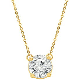 バッジェリーミシュカ レディース ネックレス・チョーカー・ペンダントトップ アクセサリー Certified Lab Grown Diamond Solitaire Pendant 18" Necklace (2-1/4 ct. t.w.) in 14k Gold Yellow Gold