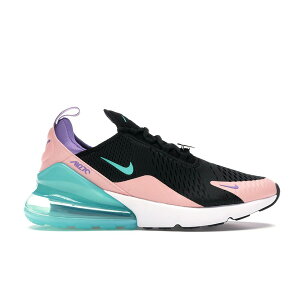 Nike �i�C�L �����Y �X�j�[�J�[ �yNike Air Max 270 Have a Nike Day�z �T�C�Y US_10.5(28.5cm) Black/Hyper Jade-Bleached Coral-Space Purple