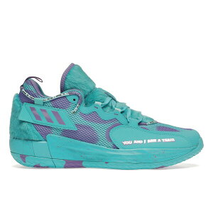 adidas �A�f�B�_�X �����Y �X�j�[�J�[ �yadidas Dame 7 EXTPLY Monsters Inc. Sulley�z �T�C�Y US_9.5(27.5cm) Pulse Aqua/Pulse Aqua/Sonic Fuchisia