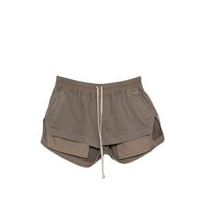 ���b�N�I�E�G���X ���f�B�[�X �J�W���A���p���c �{�g���X Drawstring layered-effect shorts Brown