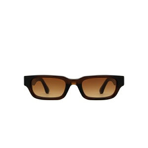 �`�~ �����Y �T���O���X�E�A�C�E�F�A �A�N�Z�T���[ 10 core rectangle-frame sunglasses Brown