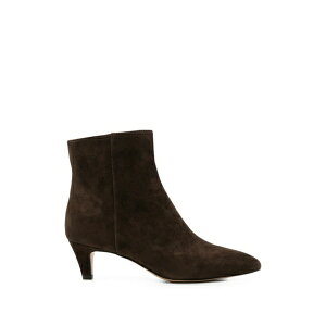 �c�C���Z�b�g ���f�B�[�X �u�[�c �V���[�Y Pointed-toe kitten-heel ankle boots Brown