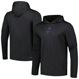 ナイキ メンズ Tシャツ トップス Boise State Broncos Nike 2023 Sideline Player Performance Hoodie Top Black