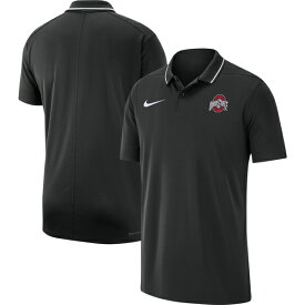 ナイキ メンズ ポロシャツ トップス Ohio State Buckeyes Nike 2023 Coaches Performance Polo Black