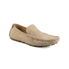 トミー ヒルフィガー メンズ スリッポン・ローファー シューズ Men's Alvie Moc Toe Driving Loafers Taupe Perf