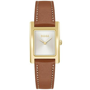 q[S{X fB[X rv ANZT[ Women's Lucy Quartz Basic Slim Brown Leather Watch 23mm Brown Leather